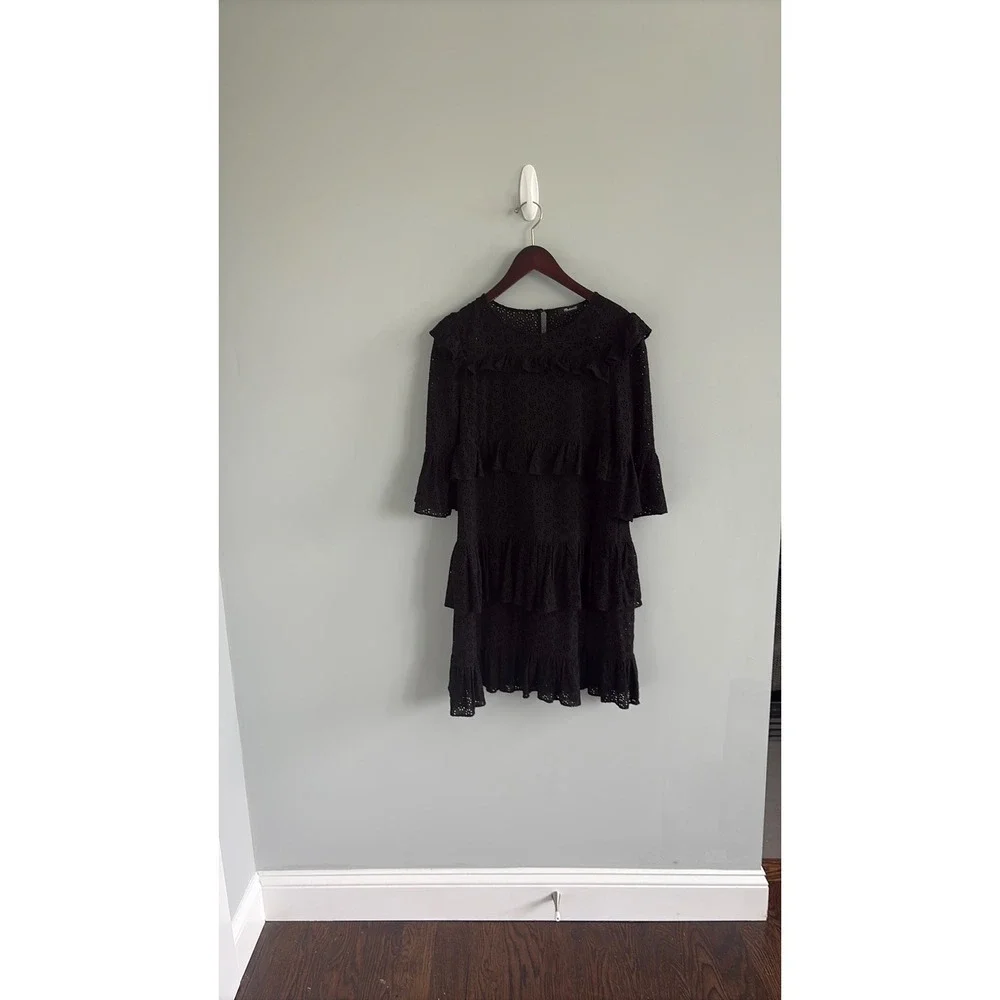 Madewell Lace Ruffle Dress Size Small‎